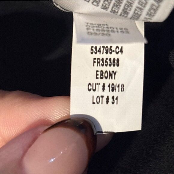 NWT ISABEL MATERNITY 6 Ankle Skinny Trouser Pants Solid BLK Inset Panel Stretch - Picture 12 of 14